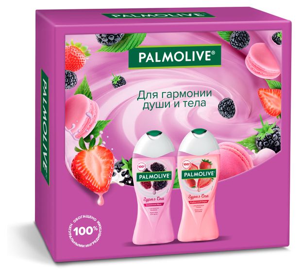 фото Набор подарочный palmolive гурмэ спа, крем-гель для душа 2х250 мл