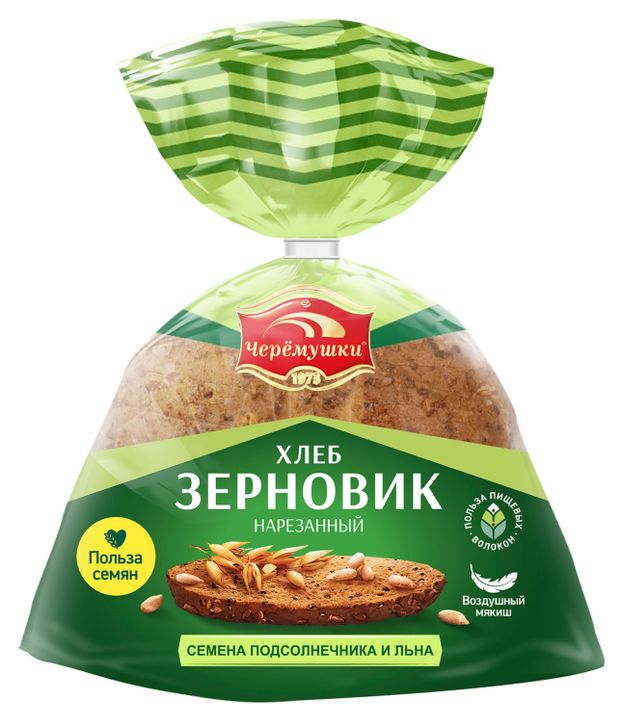 Хлеб мультизлаковый Черемушки Зерновик нарезка, 460 г