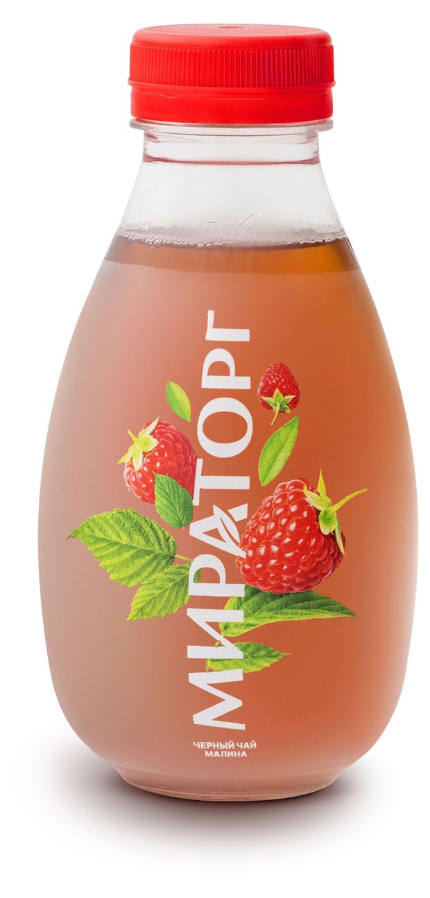 Чай черный холодный Мираторг Sundays с малиной охлажденный 370 мл 89₽