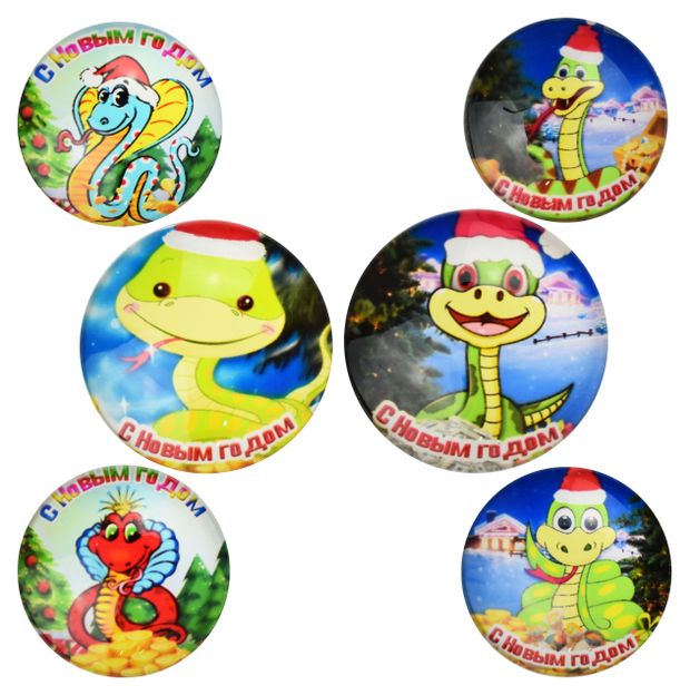 Магнит BALL MASQUERADE Змея 1 шт в ассортименте 39₽