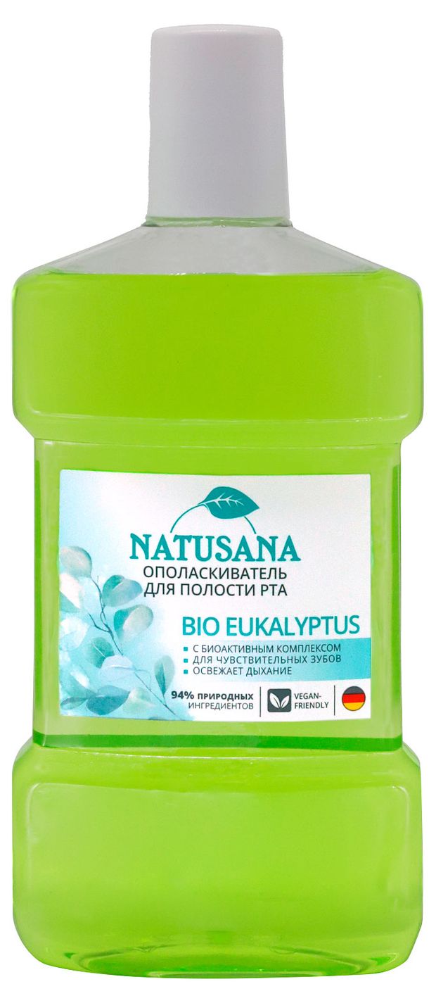 Ополаскиватель для полости рта Natusana Eucalyptus, 475 мл
