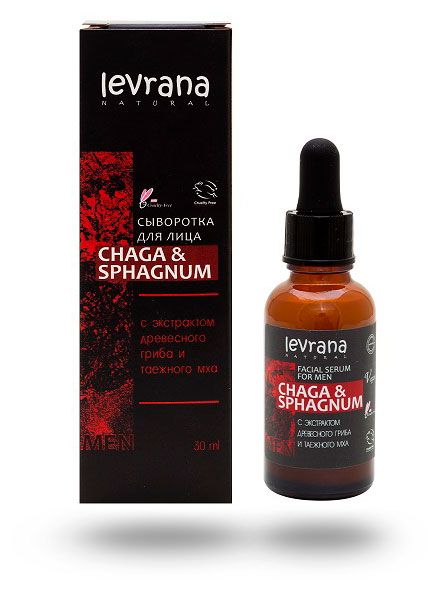 фото Сыворотка для лица levrana чага сфагнум, 30 мл