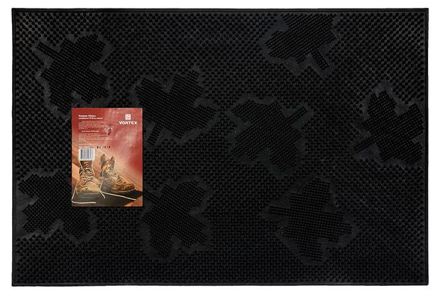 Коврик придверный Vortex Клен черный 40х60 см 400₽