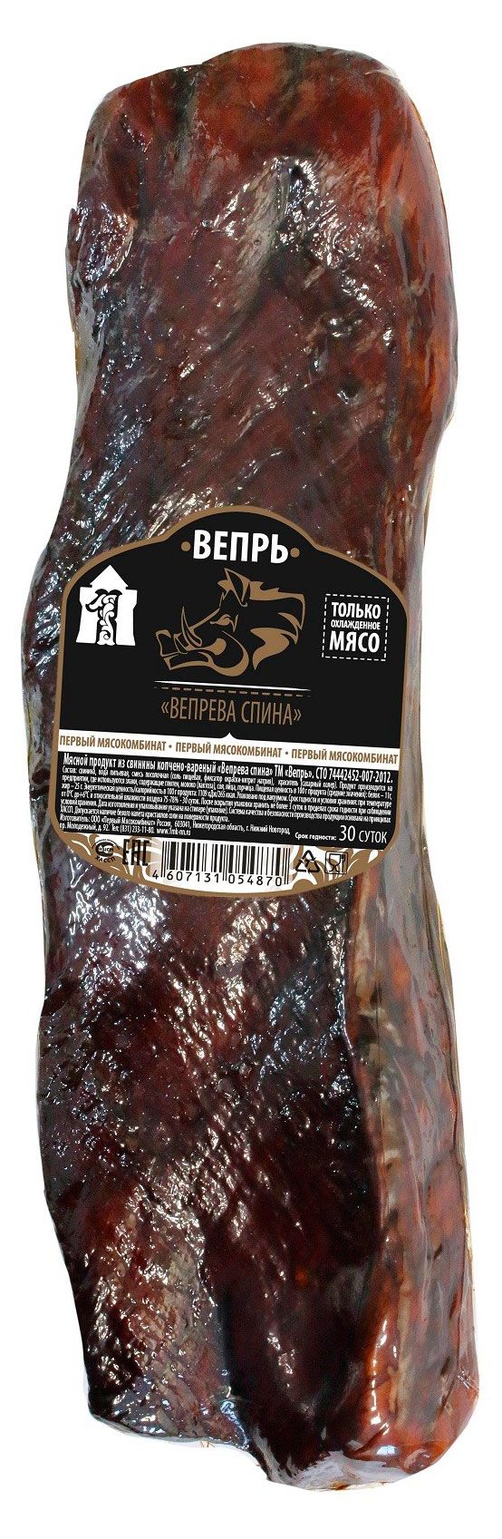 Вепрева спина варено-копченая Первый мясокомбинат карбонад, ~ 300 г