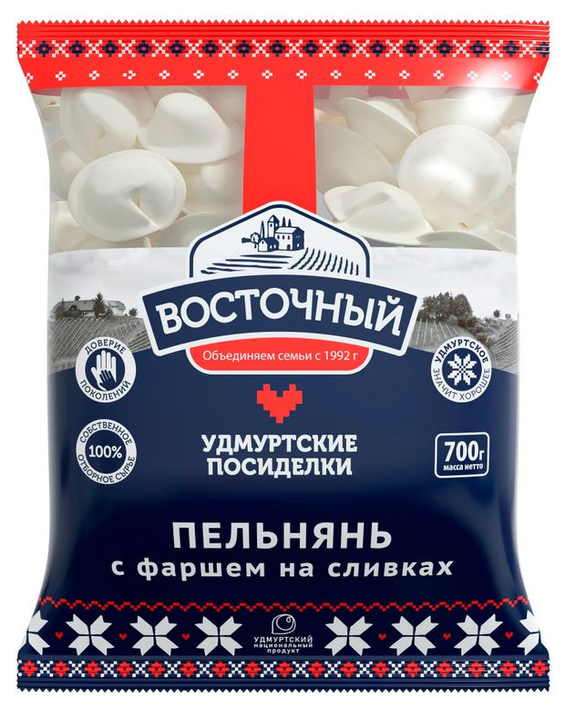 Пельнянь Восточный с фаршем на сливках, 700 г