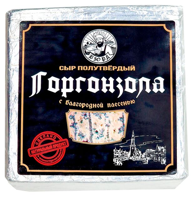Сыр полутвердый Горгонзола Вюрд с голубой плесенью 50%, вес