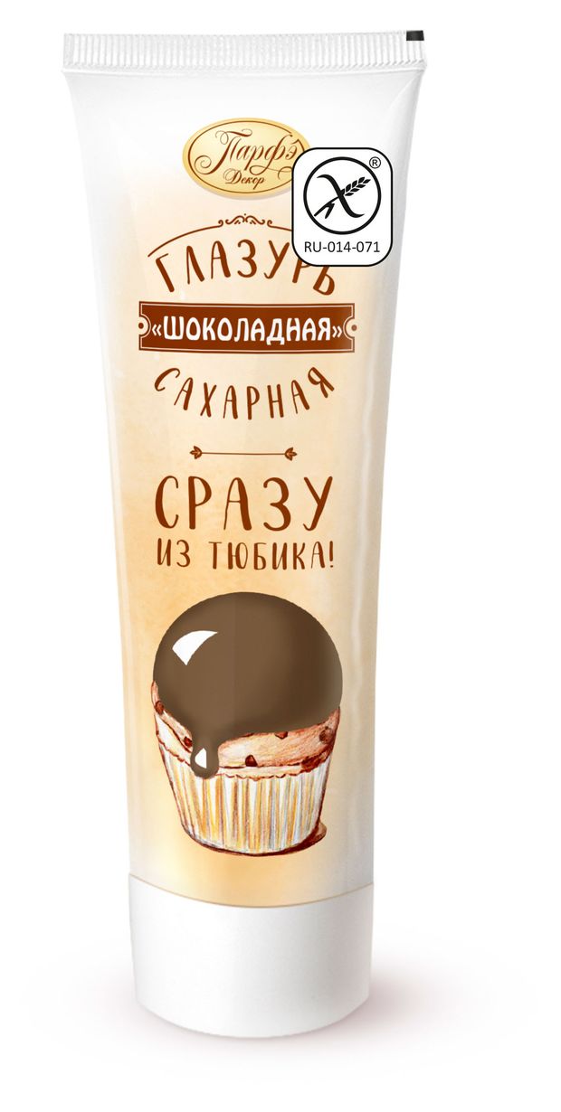 Глазурь сахарная Парфэ Декор с какао, 120 Г