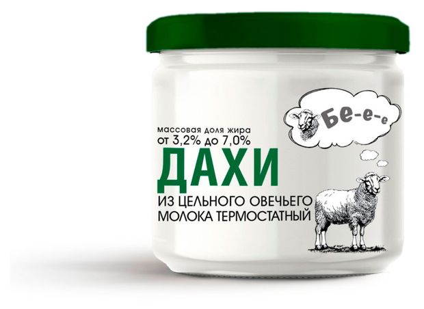 Йогурт густой ложковый Дахи термостатный Беее из овечьего молока 3,2-7% БЗМЖ, 160 г