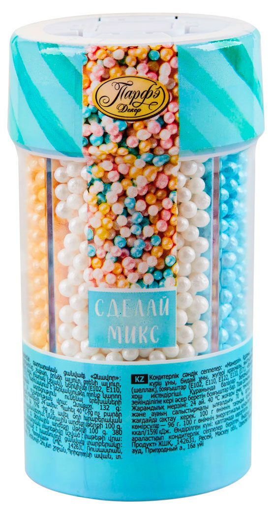 Посыпки кондитерские Парфэ Морские сокровища 132 г 249₽