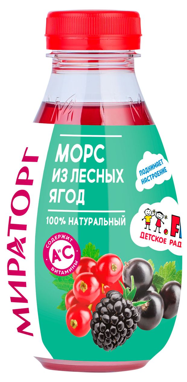 Морс из лесных ягод Мираторг, 370 мл