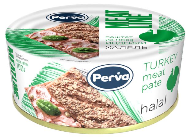 Паштет Perva Meat Line с мясом индейки 100 г 140₽