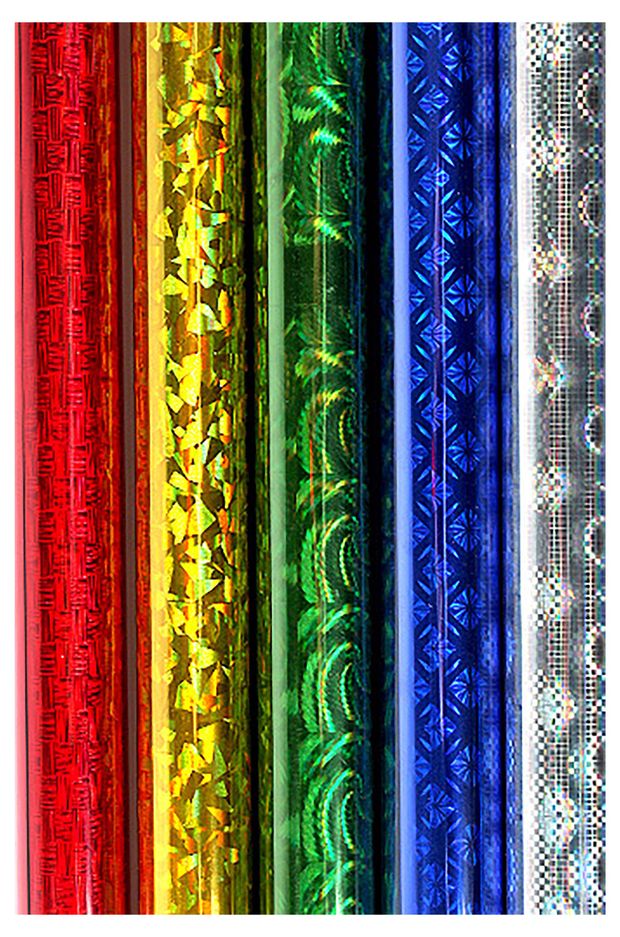 Пленка голографическая в рулоне GrandGift 07х2м 1 шт в ассортименте 100₽