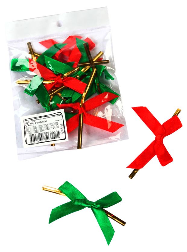 Зажимы для пакетов с бантиками GrandGift 10 шт в ассортименте 50₽