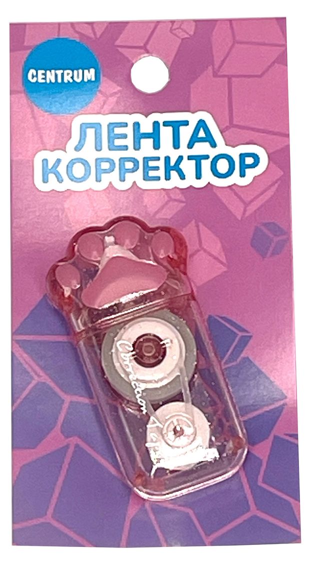 Корректор-лента Centrum Кошачья лапка 5 ммх6 м 1 шт в ассортименте 95₽