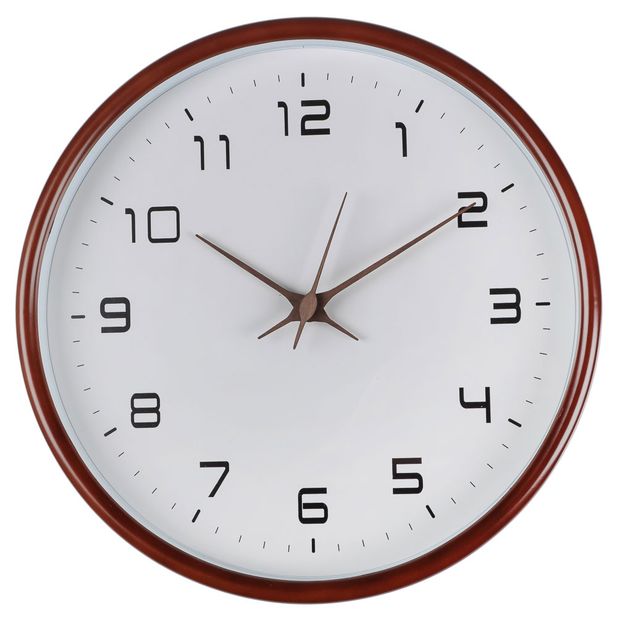 Часы настенные Ladecor Chrono деревянная отделка, d 30 см