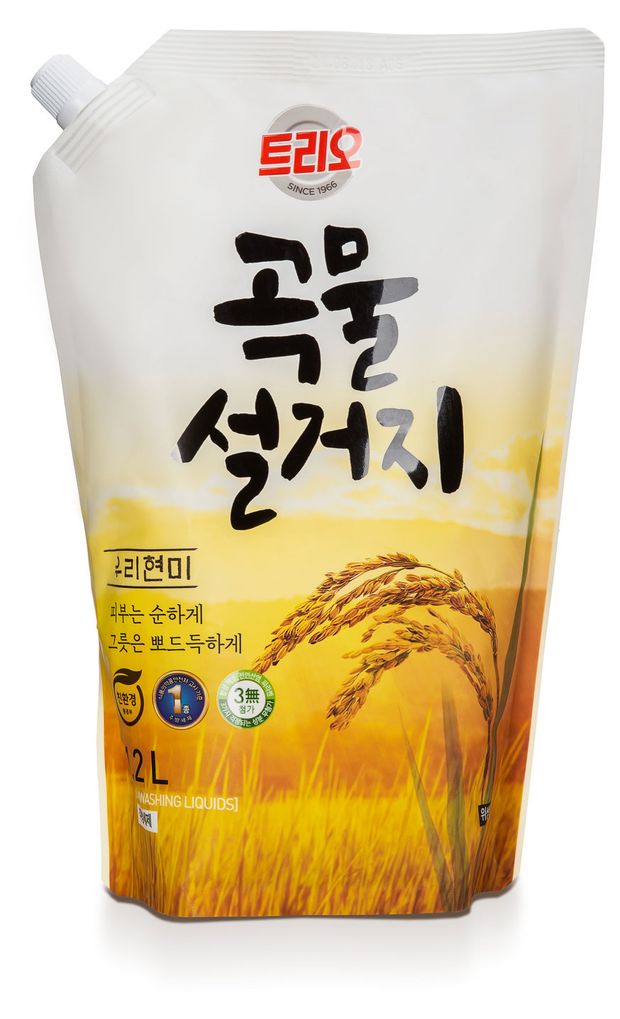 Средство для мытья посуды Trio Рисовые отруби 12 л 530₽