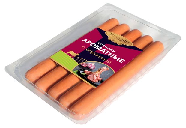 Сосиски Микоян Ароматные с бараниной 330 г 217₽