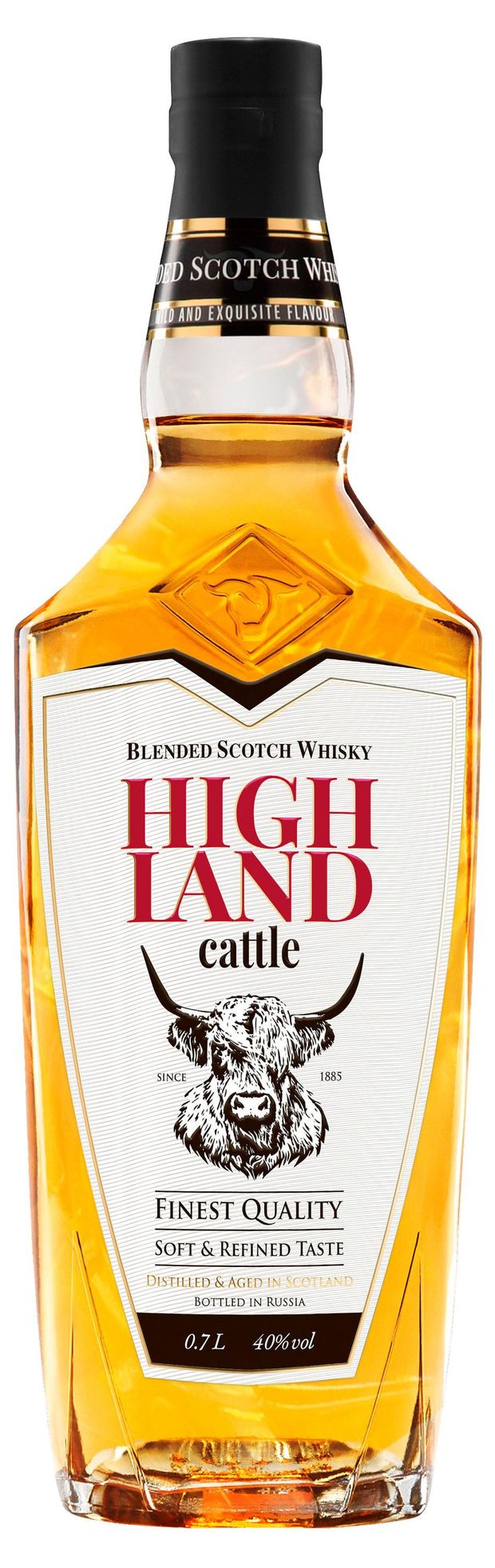 Виски шотландский Highland Cattle Россия, 0,7 л