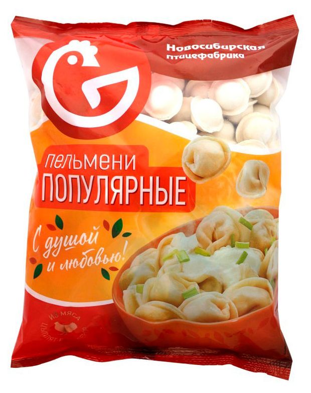 Пельмени Новосибирская птицефабрика Популярные, 800 г