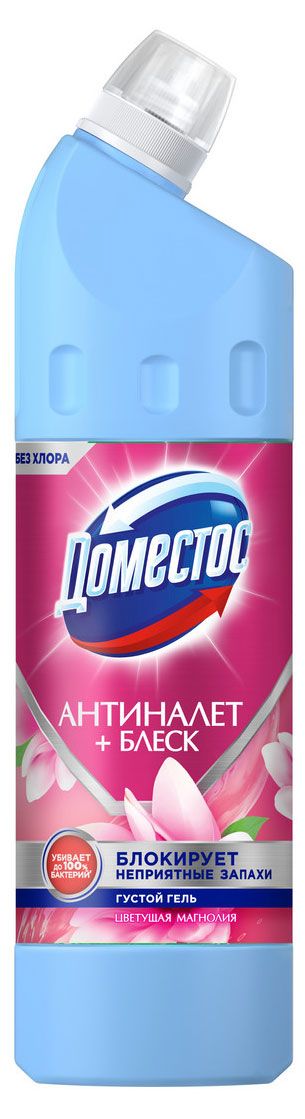 фото Чистящее средство гель универсальный доместос цветущая магнолия антиналет + блеск, 750 мл