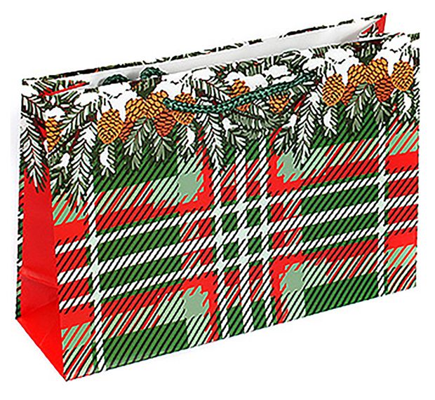 Сумка бумажная Grand Gift большая горизонтальная 38х27х10 см в ассортименте 73₽