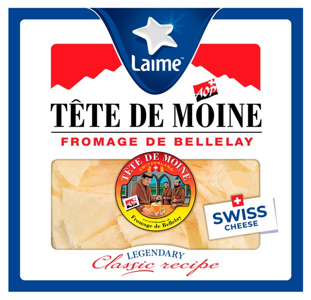 Сыр полутвердый Laime Тет де Муан Tete de Moine 51 БЗМЖ 50 г 600₽
