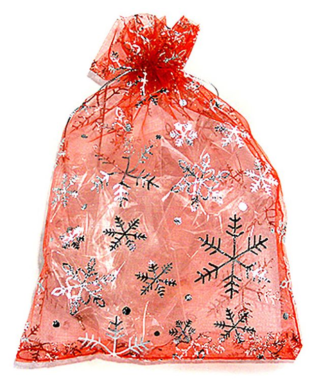 Мешок шифон GrandGift с тиснением 15х20 см 32₽