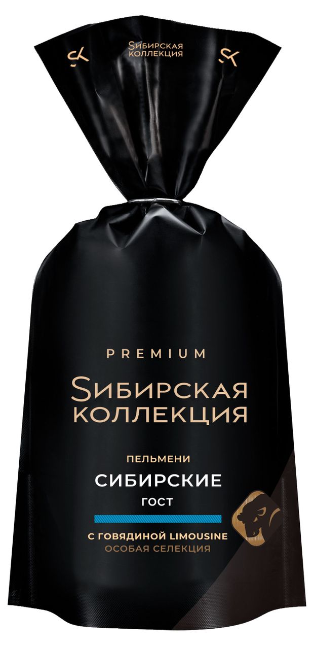 Пельмени Sибирская Коллекция Premium Сибирские с говядиной Limousine ГОСТ, 700 г
