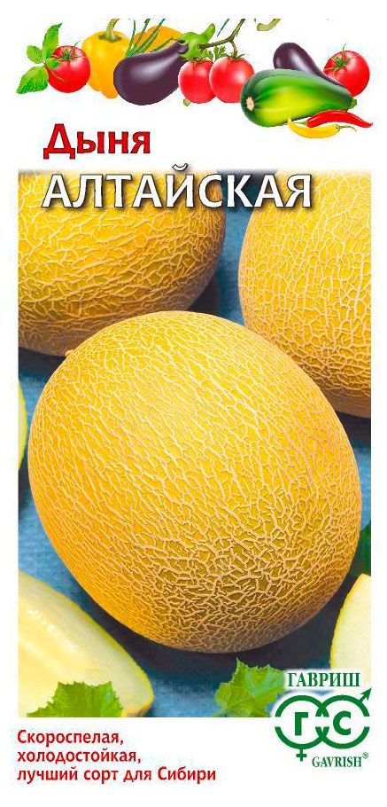 Семена Гавриш Дыня Алтайская 1 г 24₽