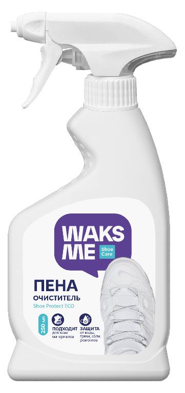 фото Пена-очиститель для кроссовок и рантов waksme sneaker foam, 250 мл