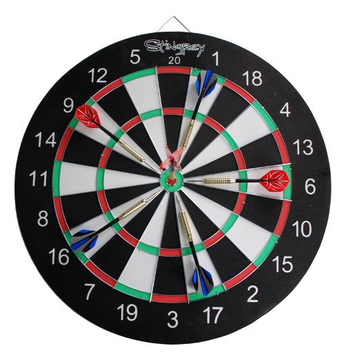 Дартс STINGREY бумажный 45 см 6 дротиков 1299₽