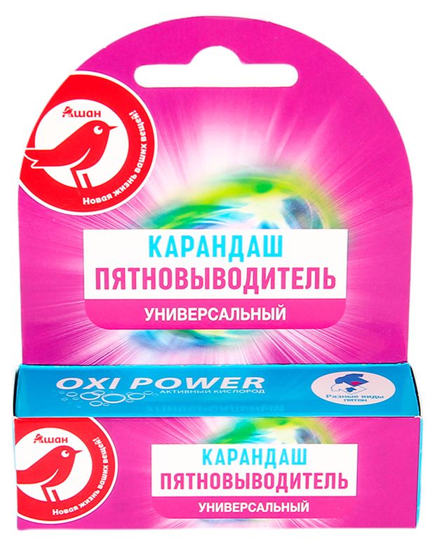 Карандаш пятновыводитель АШАН Красная птица, 35 г