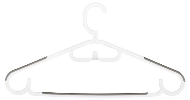 Вешалка Econova антискользящая белая, р 48-50