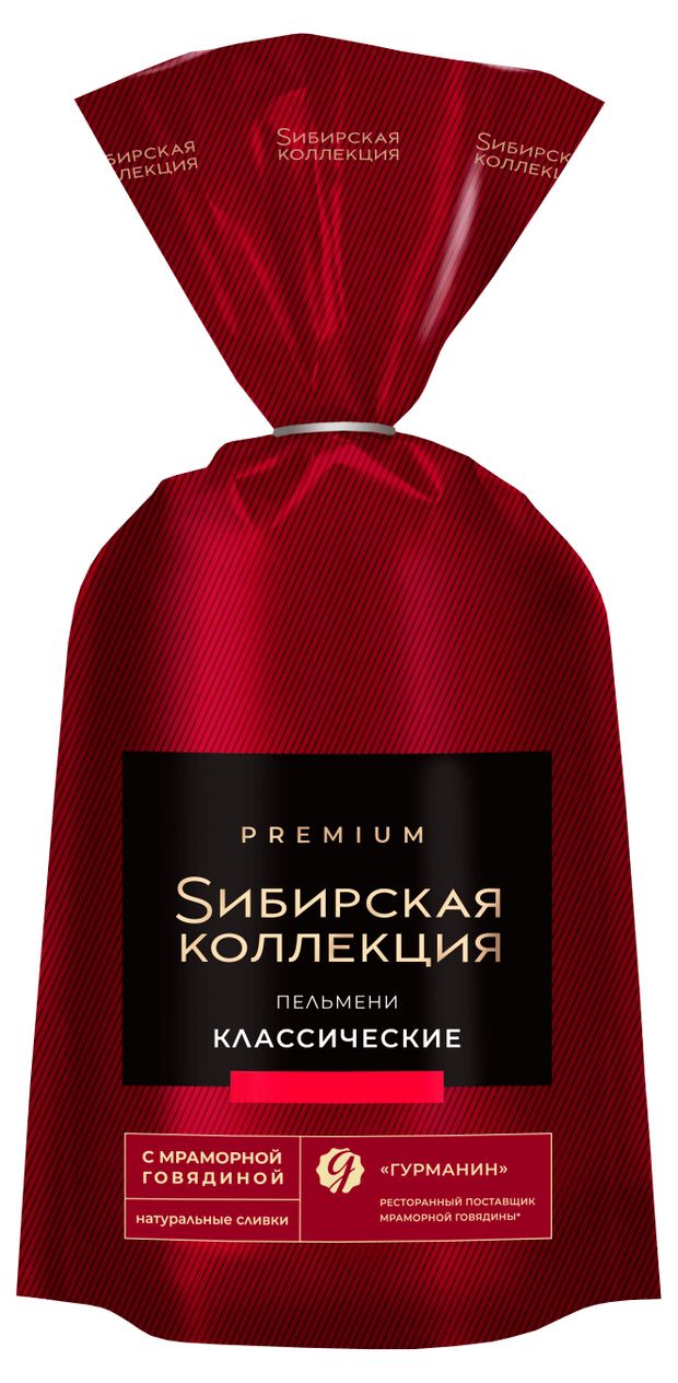 Пельмени Sибирская Коллекция Premium Классические с мраморной говядиной, 700 г
