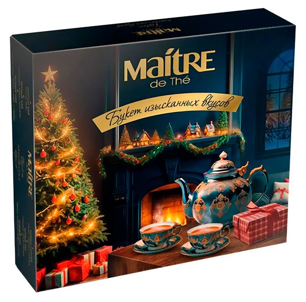 Чайное ассорти Maitre de The Букет изысканных вкусов 30 пакетиков 279₽
