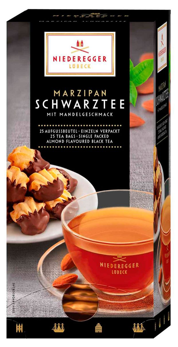 Чай черный Niederegger со вкусом марципана 25 пакетиков 399₽