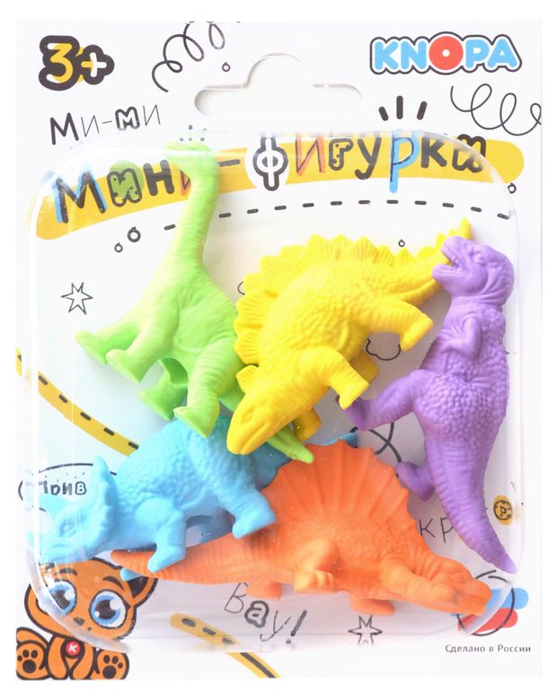 фото Мини-фигурки knopa динозавры