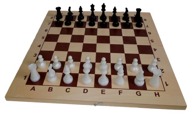 Игра настольная Шахматы с доской, 40х20 см