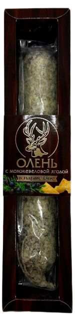 Колбаса сыровяленая Деликатес Дичь Олень в пармезане 250 г 600₽