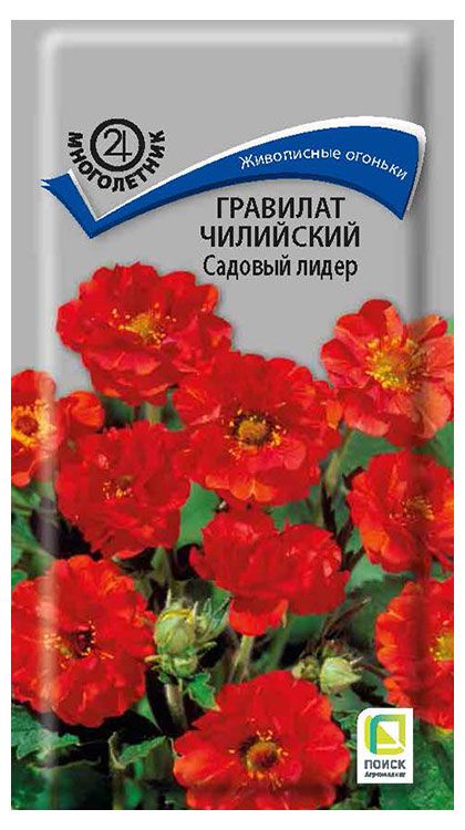 Семена Поиск Гравилат чилийский Садовый лидер, 0,1 г