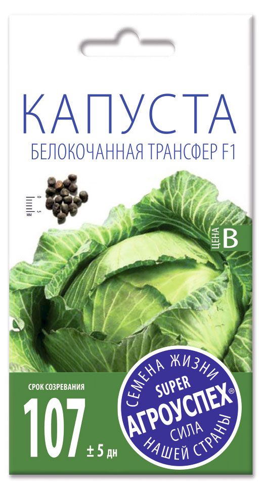 Семена Агроуспех Капуста белокочанная Трансфер F1