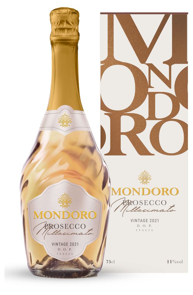 Игристое вино Mondoro Prosecco сухое Италия, 0,75 л