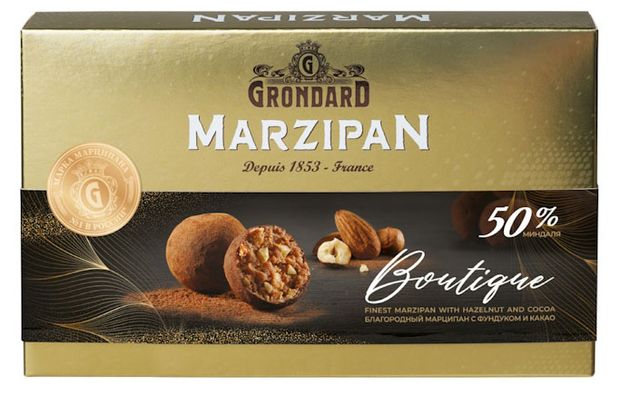 фото Конфеты grondard cocoa boutique неглазированные с корпусом из марципановой массы, 120 г