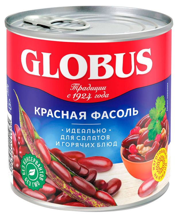 Фасоль GLOBUS красная 400 г 100₽