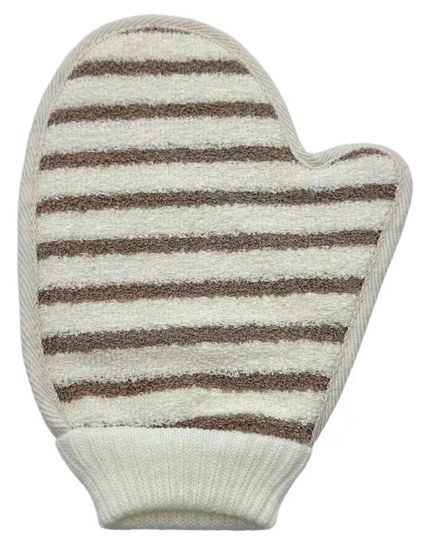 Мочалка-рукавица из конопляного волокна, 23х17 см