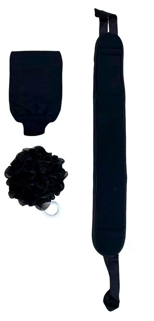 Набор мочалок для мужчин, 3 шт