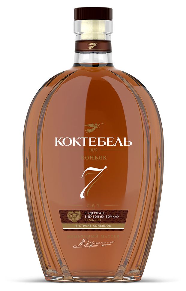 Коньяк Коктебель 7 лет Россия, 1 л