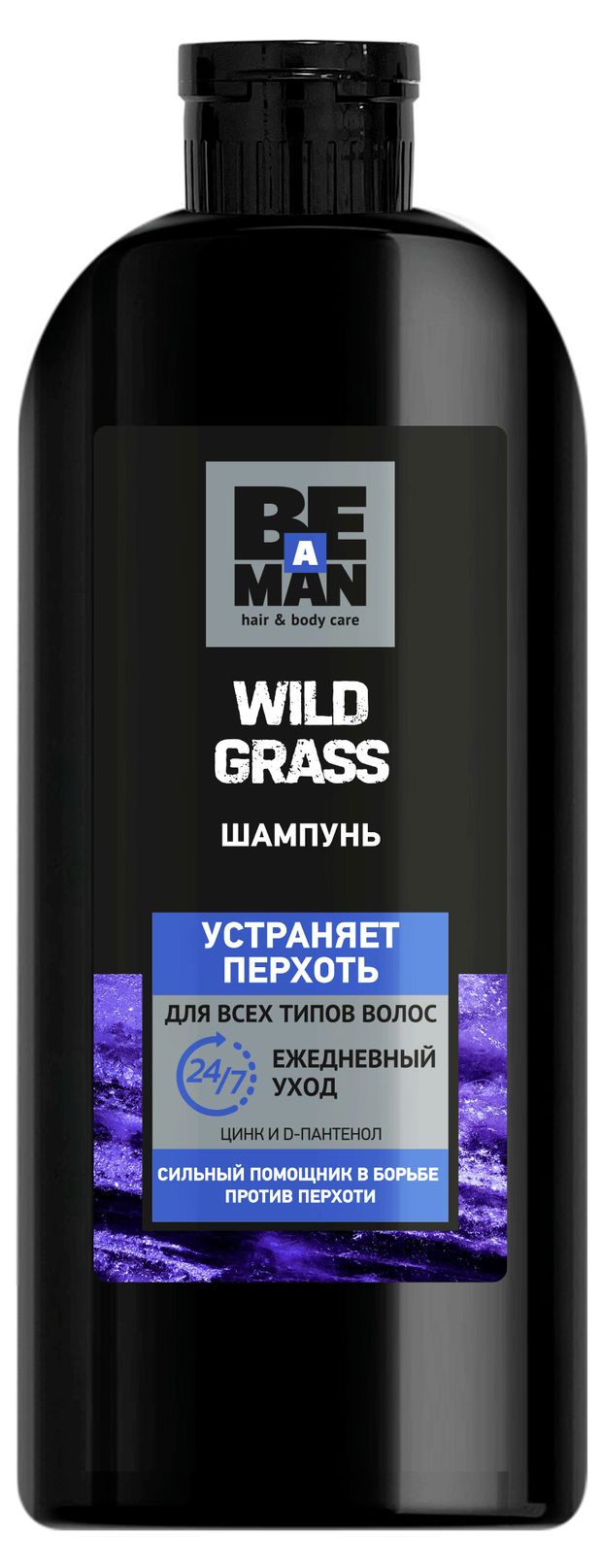 Шампунь для всех типов волос Be a Man Wild Grass против перхоти 360 мл 119₽