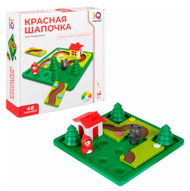 Игра-головоломка настольная 1TOY Красная шапочка