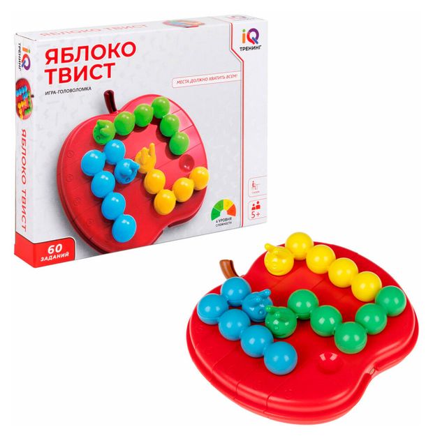 Игра-головоломка настольная 1TOY Яблоко твист 600₽